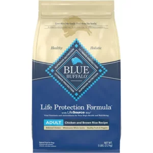 Blue Buffalo Life Protection Formula Natural Adult Dry Dog Food, Chicken and Brown Rice